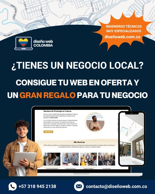 diseño web colombia para negocios